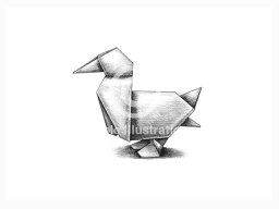 origami duck art